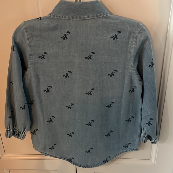 Disney Practically perfect button Jean shirt NWT  3T - Picture 8 of 8